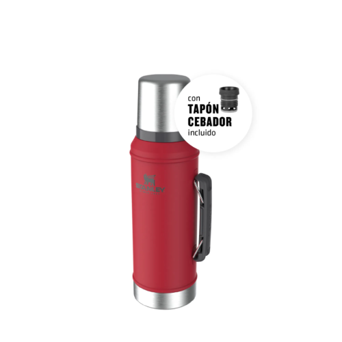 Termo Classic 950ml C/Manija y Tapón Cebador