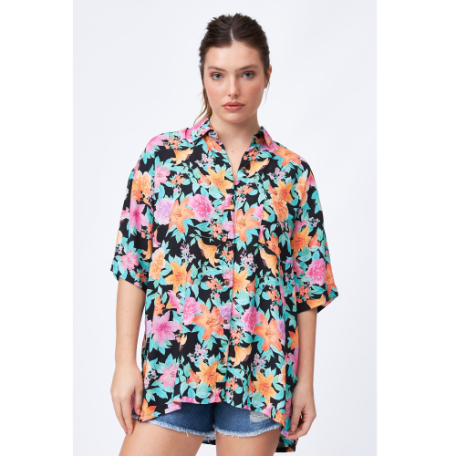 Camisa MC D Summer Bloom Over, CAMISAS Billabong