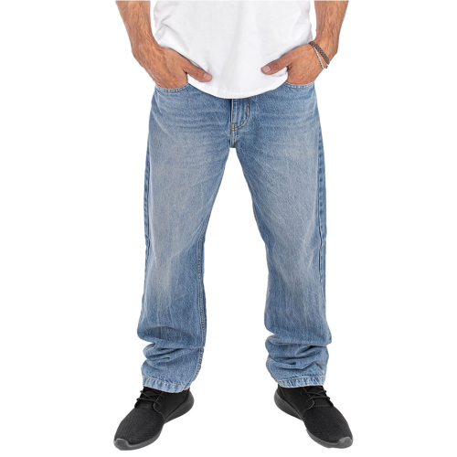 Jean H Baggy Washed Blue