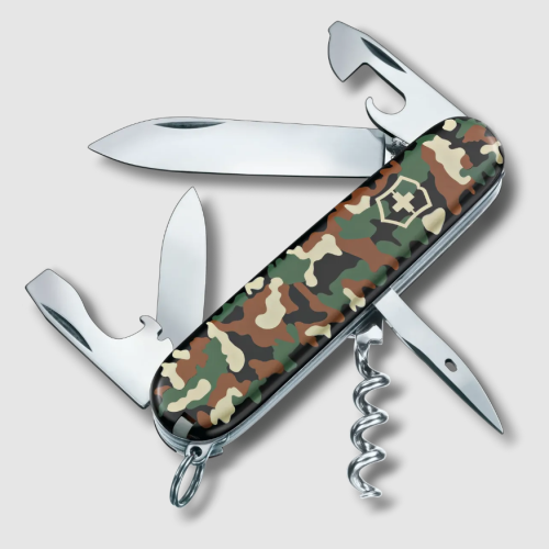 Cortaplumas Spartan Camouflage 1.3603.94 12 Usos, CUCHILLERIA Victorinox