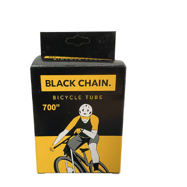 Cámara 700x28C FV80mm, BICICLETAS Black Chain