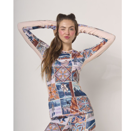 Camiseta Térmica D Clásica Mosaico