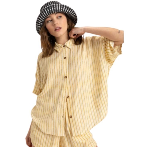 Camisa MC D Beach Nostalgia Crinkle, CAMISAS Roxy