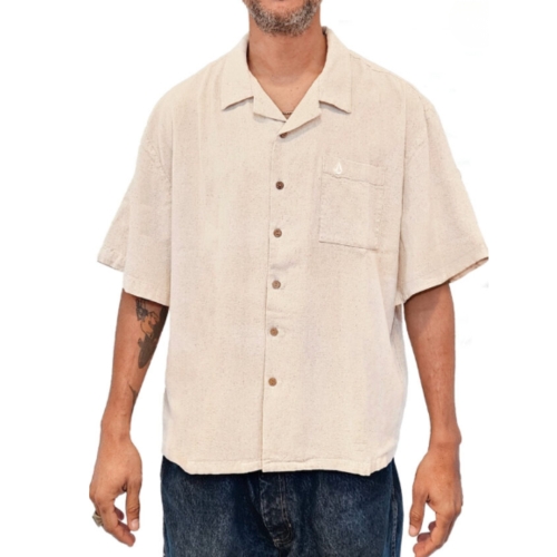 Camisa MC H Boxy Linen,  Volcom
