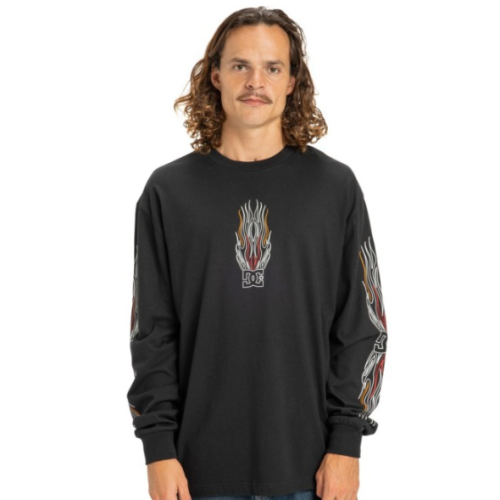 Remera ML H Burn Out HLS