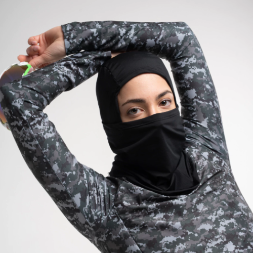 Pasamontañas Balaclava All Black Microfibra, PASAMONTAÑAS Salpa