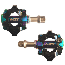 Pedales C/Traba MTB Aluminio Oil Slick Compatibles Shimano,  Mti