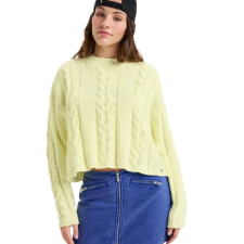 Sweater D Chloe Kim Cropped Cable, SWEATERS Roxy