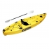 Combo Kayak Simple Aluminé Pescador C/Remo + Chaleco + Asiento LEOS1 