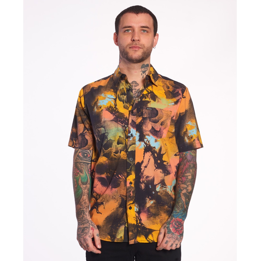 Camisa MC H Skull Print